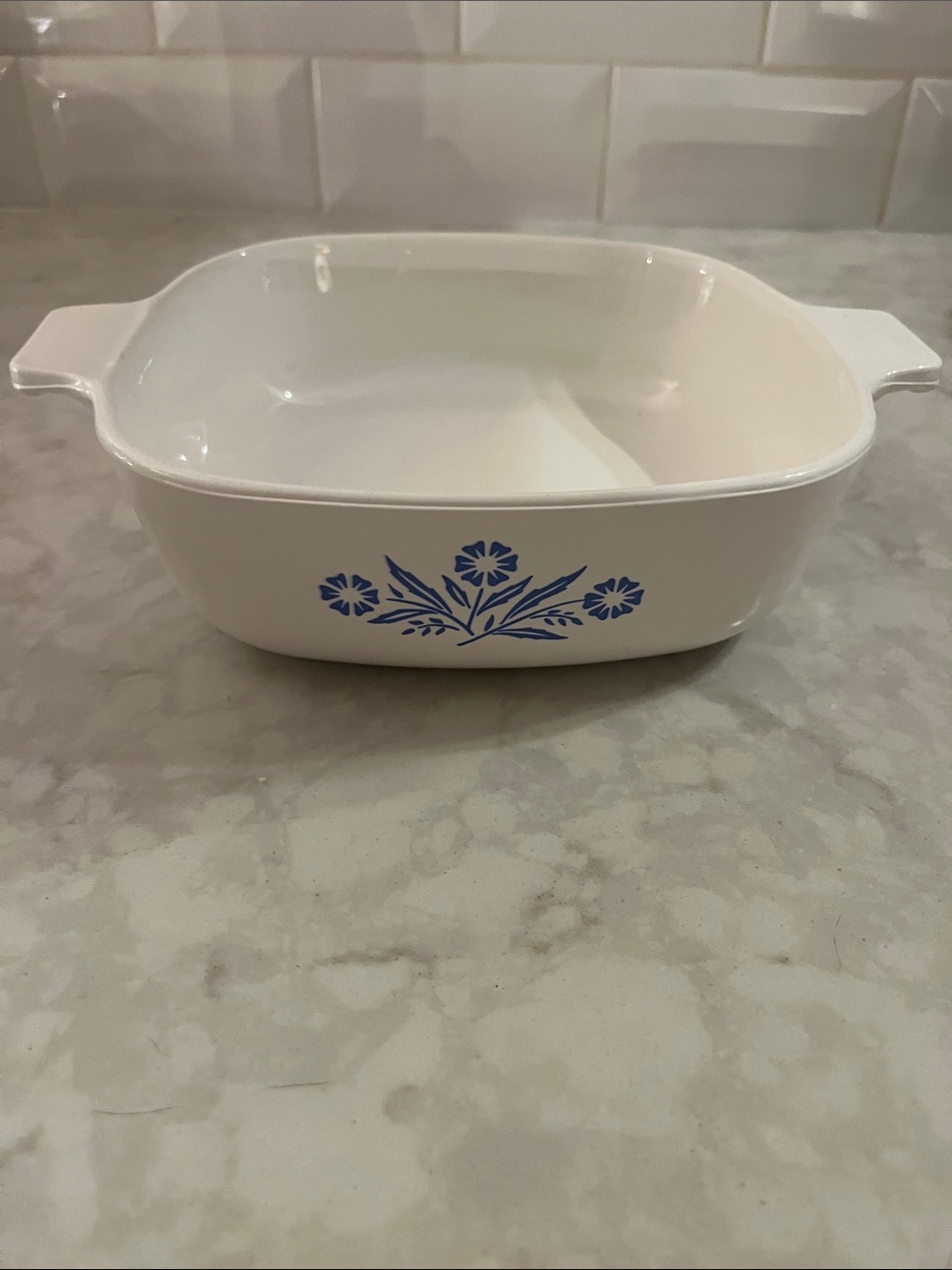 Vintage Blue Cornflower 1 Quart Corning Ware Casserole Baking Dish